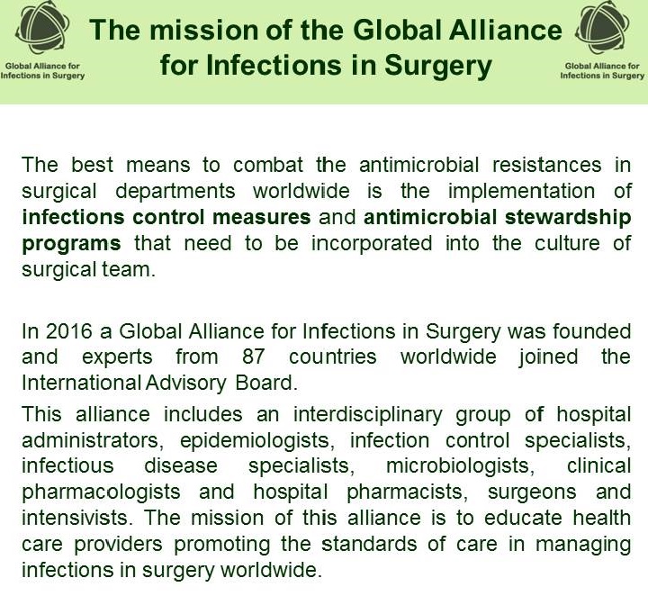 Global Alliance for Infections in Surgery